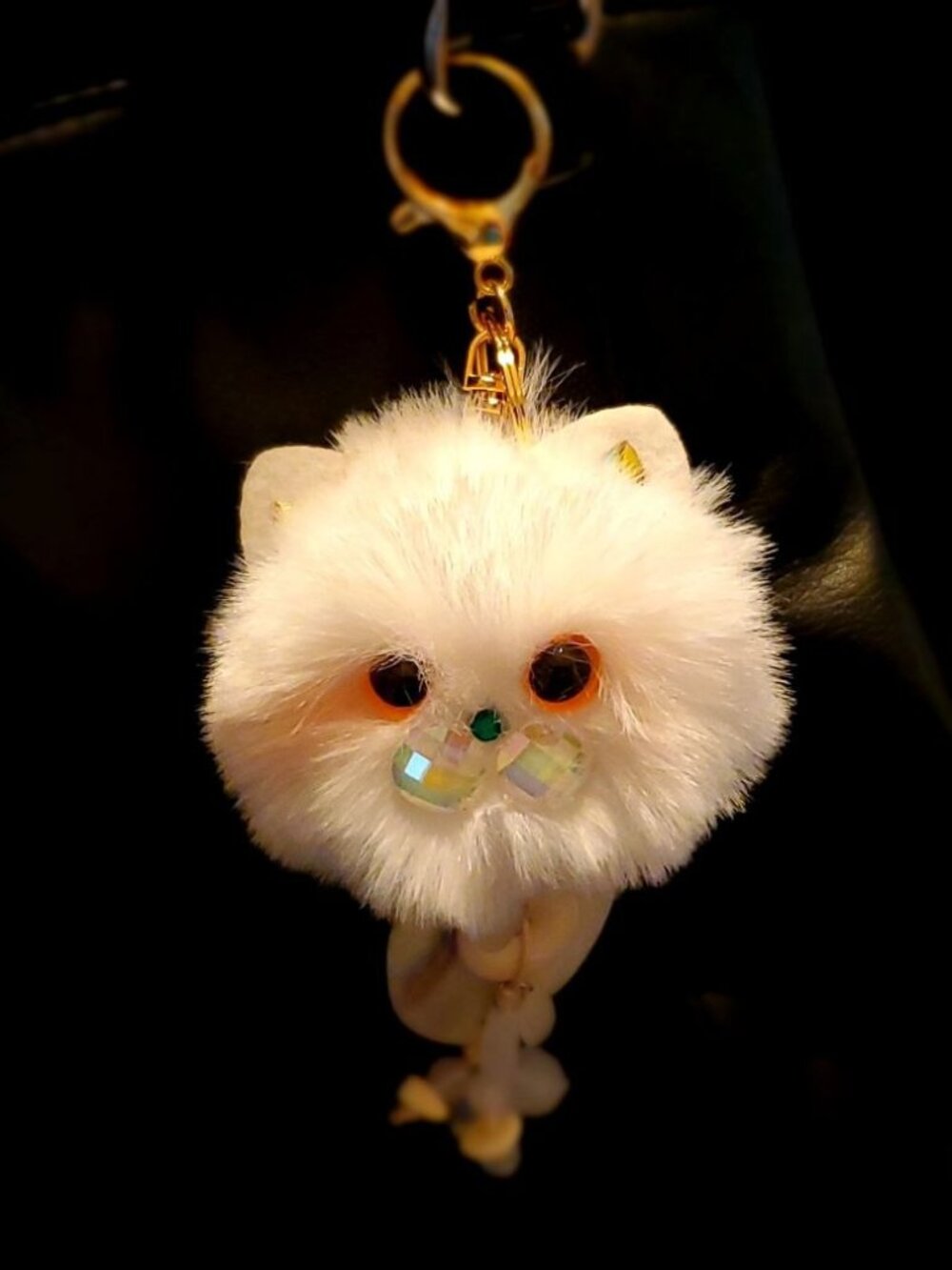 Miss Kitty Sparkle Purse Charm